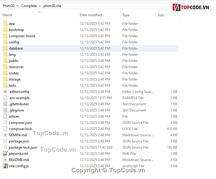 Web xem phim,Laravel,source web xem phim php,Source PHP
